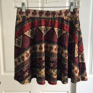 Patterned skirt